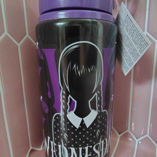 Παιδικό Πλαστικό Παγούρι Νερού Wednesday Addams 500ml